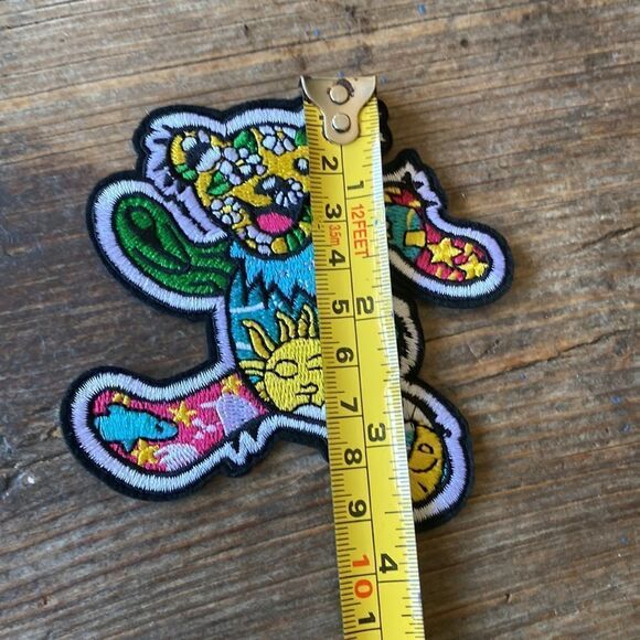 Grateful Dead Dancing Bear Sew on Patch - Picture 3 of 4